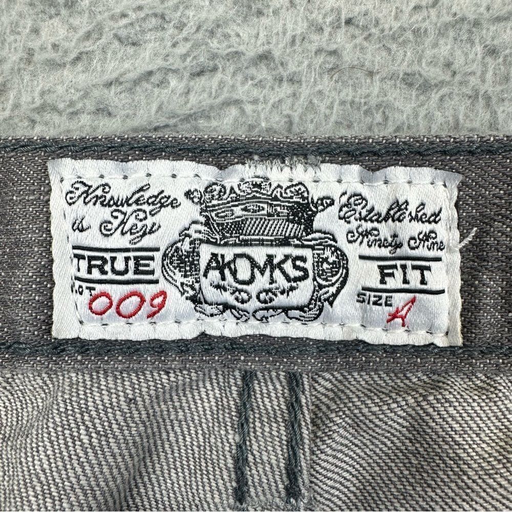 Akademiks Jeans Mens 38 Gray True Fit Lot 009 Straight Denim Grunge 34x31 - Picture 13 of 16